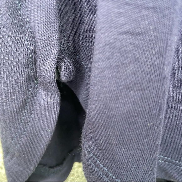 Soft Surroundings Long Sleeve Scoop‎ Neck Top Size Medium Women's Navy Blue - Picture 7 of 11